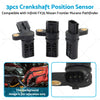 Nissan Altima, Pathfinder, Quest, Infiniti G35 3 x Crankshaft Position Sensors (2002-2006)