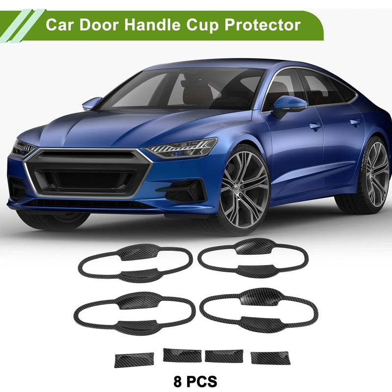 Toyota Highlander Carbon Fiber Black Door Handle Cup Protector (2001-2023)