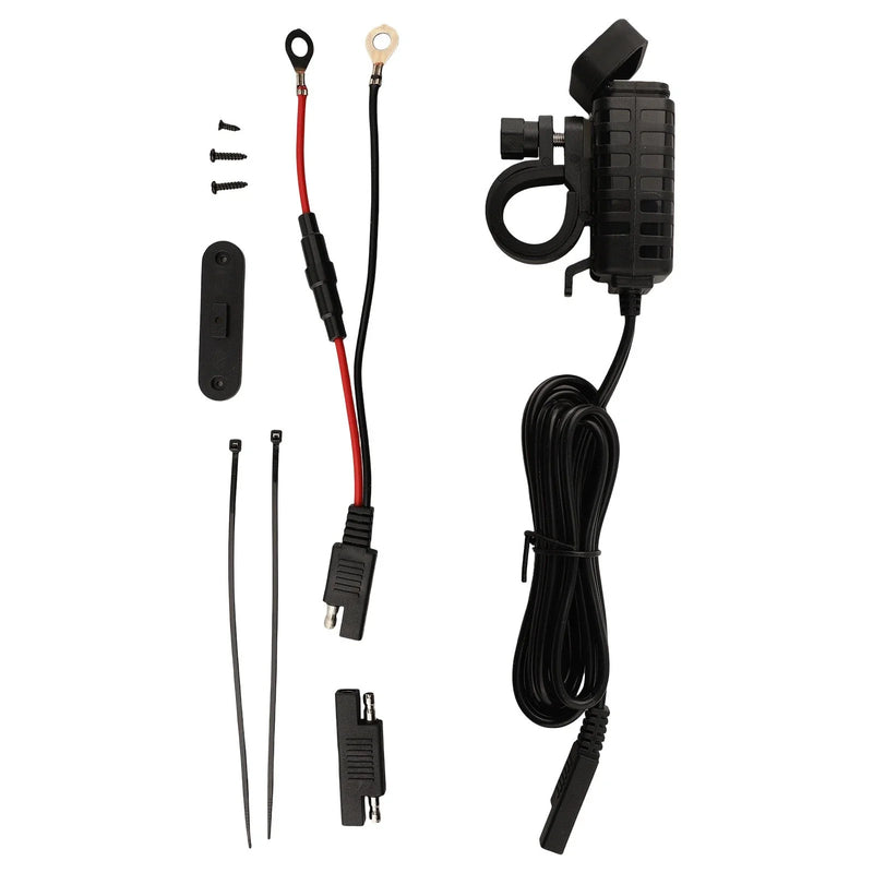 Motorcycle with QC 3.0 and PD Compatibility Dual USB Car Charger