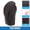 Subaru Crosstrek (2018-2023) Black Red Gear Shift Lever Cover Trim