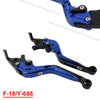 Honda CRF1100L CRF1000L Africa Twin Blue Extendable Brake Clutch Levers (2020-2023)