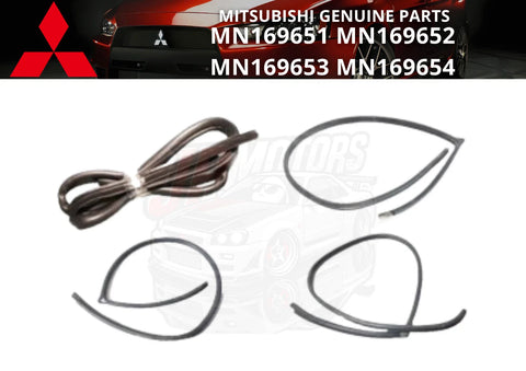 Mitsubishi 2 x Weatherstrip Front & Rear