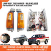 Nissan Navara D21 Chrome Grey Corner Turn Signal Light (86-92)