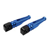 Kawasaki Z300, 400, 650, 900, ZX6R Blue Passenger Rear Footrest Pegs (2015-2023)