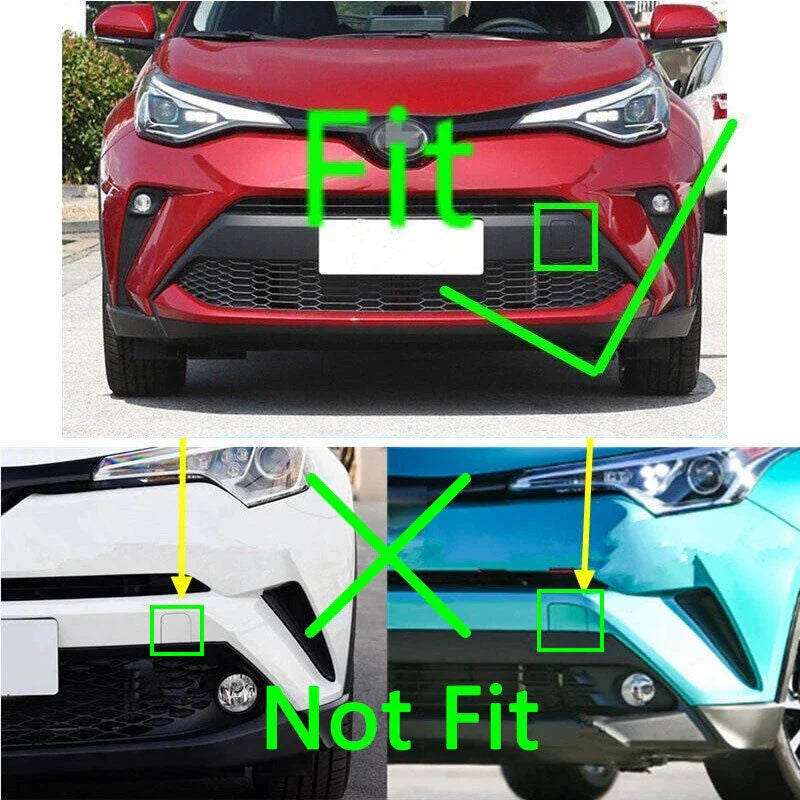 Toyota C-HR Front Bumper Tow Hook Eye Cover Cap / 1 / Front Bumper Tow Hook Eye Cover Cap (2021–2022)