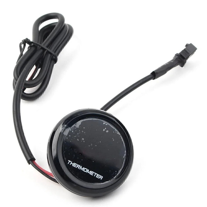 Motorcycle Red LCD Digital Thermometer Water Temperature Sensor Gauge