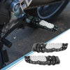 Motorcycle Pair / 8.5mm / Aluminum Aolly Rearsets Footrest Footpeg Silver