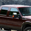 Ford F250 F350 2 x Chrome Upper Towing Mirror Cover Caps (2008-2016)