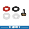 Suzuki GSXR1000 4 x Fuel Injector O-Rings Seals with Micro Filters (05-06)