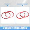 Toyota Tacoma (2016-2024) Aluminum Red 4 Pcs AC Vent Ring Cover Trim