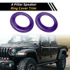 Jeep Wrangler JK (2007-2014) Purple A Pillar Speaker Ring Cover Trim