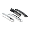 Victory Cross Country 2010-2017 Black / Chrome Saddlebag Hinge Covers