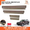 Isuzu MU-X MUX 4x Chrome Door Sill Scuff Plates (2021-2024)