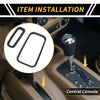 Jeep Wrangler Center Console Gear Shift Ring Cover Trim (2007-2018)