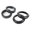 4 Pcs 47X58 MM Motorcycle Front Fork Damper Shock Absorber Seal