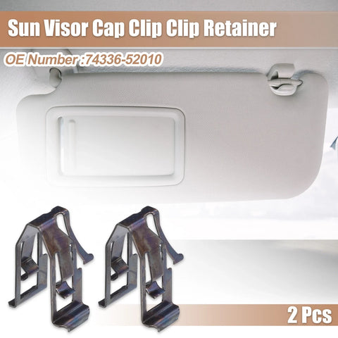 Toyota 2 x Sun Visor Cap Clip Retainer