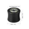 Motorcycle 2pcs 8mm Drive Chain Adjustment Pulley Rubber Wheel