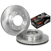 Mazda B2600 / B2500 / BT50 / B3000 UN Bravo Front Disc Brake Rotors + Pads (2002-2011)