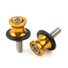 KAWASAKI ZX6R (1998-2011) - Gold Pair 10mm CNC Swingarm Spools