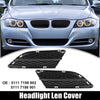 BMW 328i 1 Pair Fog Light Grille Black (2009-2010)