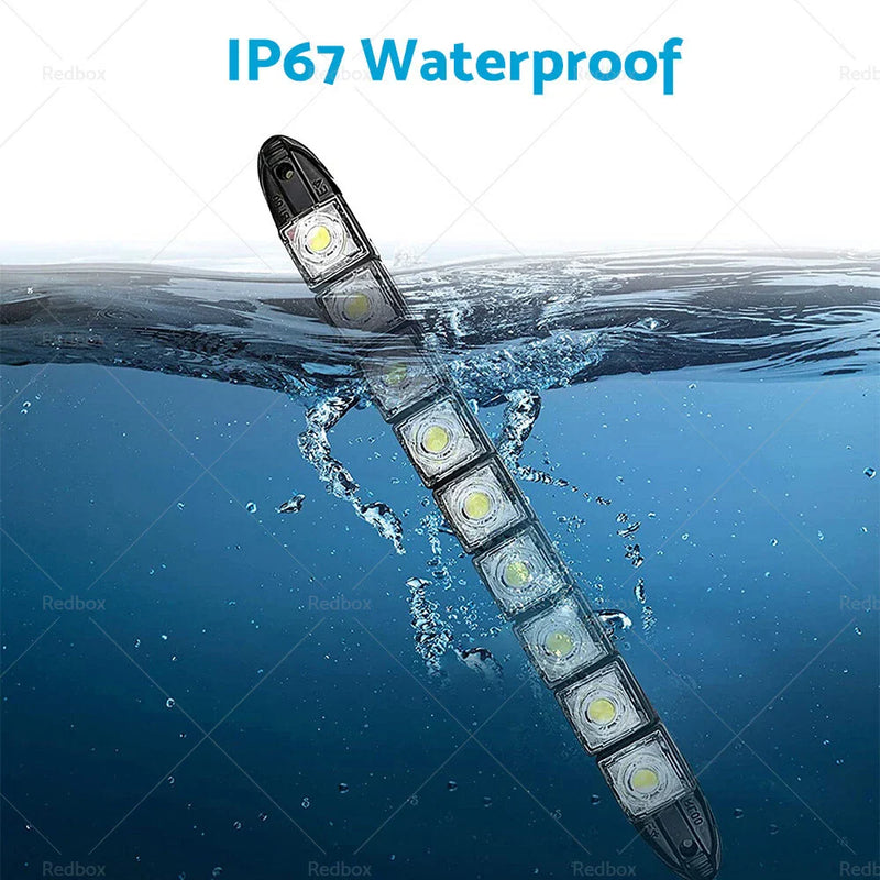 Car Auto Head Lamp 12V 9 LED DRL Fog Lights
