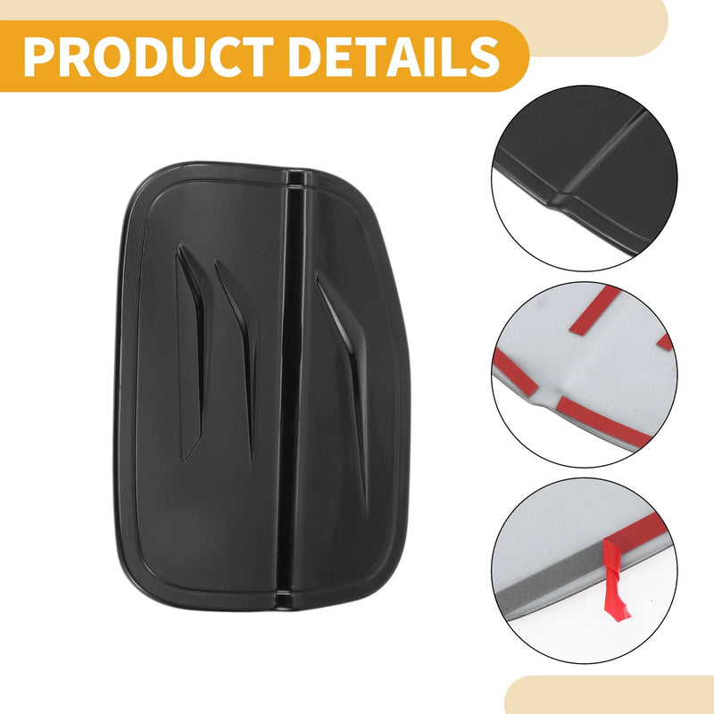 Honda Accord 2023-2025 Fuel Filler Flap Cover Black Fuel Tank Door Cap