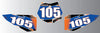 KTM 50 Custom Number Plate Graphics (2009-2015)