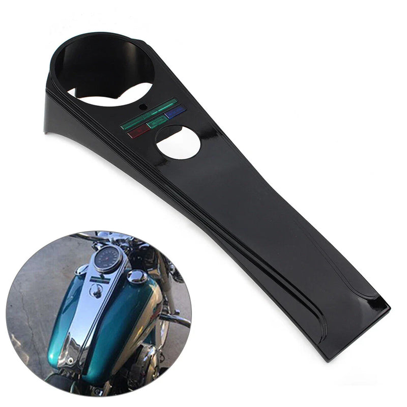Harley Softail Custom Black Long Rider Dash Panel (2000-2011)