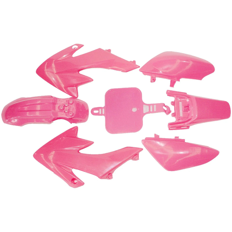 CRF50, 110cc, 125cc PINK Plastics Guard Fairing Fender Kit