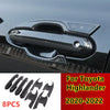 Toyota Highlander Carbon Fiber Door Handle & Bowl Cover Trim (2020–2022)
