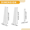 Lexus CT200 CT200h Chrome Silver Tone 6 Pcs Door Pillar Window Trim