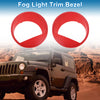 Jeep Wrangler JK Front Headlight Trim Bezels (2007-2017)