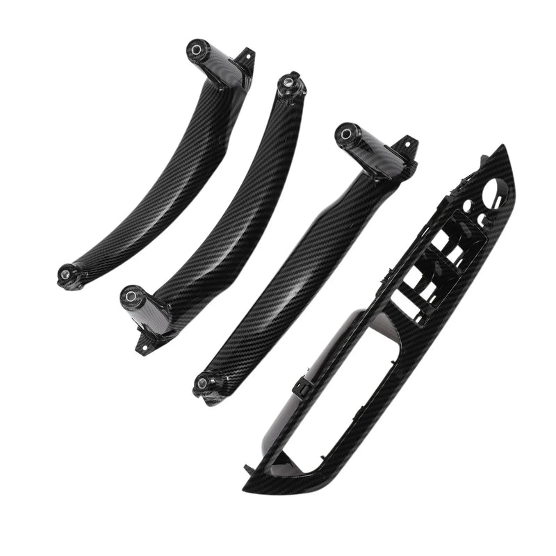 BMW X5 E70 (2007 - 2013) Carbon Fiber Black Door Panel Handle Trim Cover