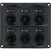 All Boats, PWC, 12V Marine Switch Panel 6 Gang with LED Indicators