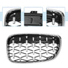 BMW 128i 135i 135is E87 Silver Tone Hood Bumper Grille (2008-2013)