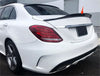 Mercedes-Benz W205 C63 AMG Sedan Rear Glossy Black Spoiler (2015-2021)