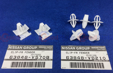 Nissan Patrol Y61 GU GU4 Series 4 Flare Clip kit Front