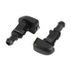 Nissan Titan Infiniti QX56 Black 4pcs Front Windshield Wiper Nozzles