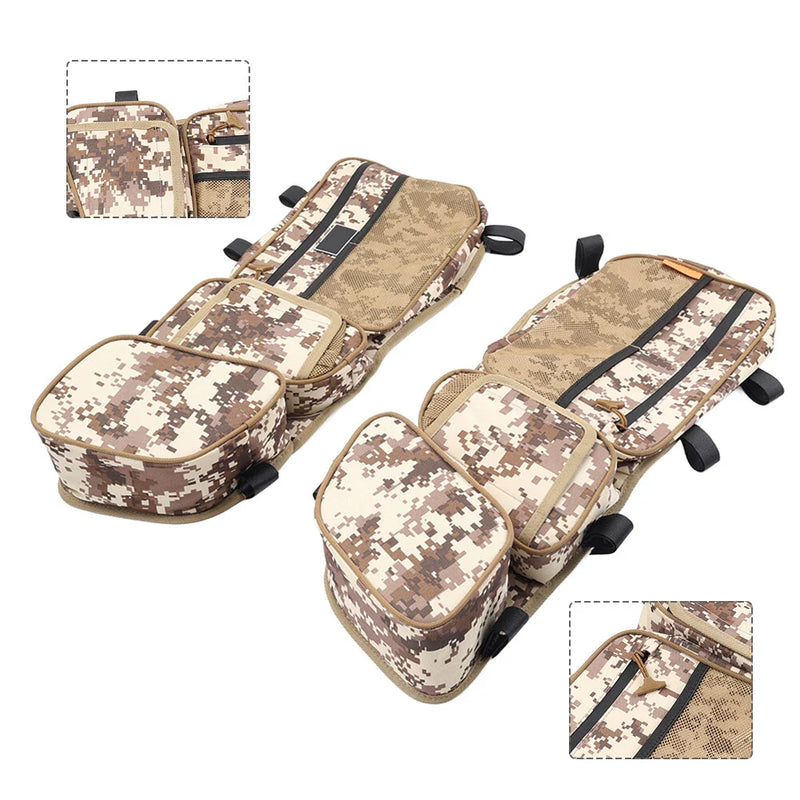 Can-Am Maverick X3 Front Side Door Storage Bags with Knee Pad (2017-24)