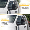 Ford F-250 F-350 F-450 F-550 Left Side Mirror Cover Cap Gloss Black (2017-2023)