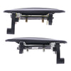 Kia Rio (2002-2005) Black Rear Left & Right Outer Door Handle Set of 2