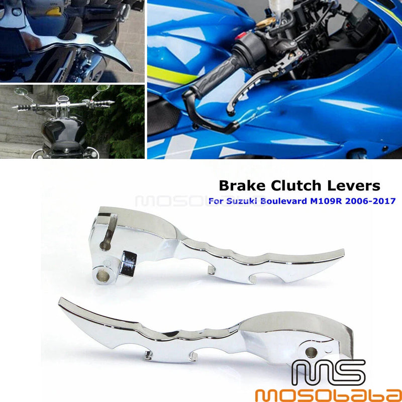 Suzuki Boulevard M109R Chrome Brake/Clutch Hand Control Levers (09-13)