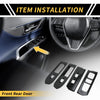 Toyota Tacoma Carbon Fiber Front Door Window Switch Trim (2024)