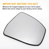 Ford Focus Right Side White Heated Mirror Glass (2008-2018)