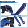 Honda X11 1999-2002 - Solid Blue Adjustable Brake Clutch Levers (1999-2002)