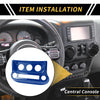 Jeep Wrangler JK JKU (2011-2017) Blue AC Switch Button Control Cover Trim