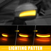 Ford (Plastic Black Clear) 1 Pair Mirror Turn Signal Light