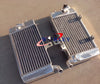 Honda XRV750 Africa Twin Aluminum Radiator + Red Silicone Hose (1993-2003)