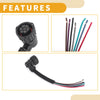 Fiat Ducato 2 x Car Tail Light Wiring Harness Connectors (2001-2016)
