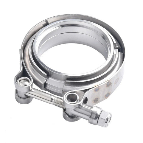 Exhaust Downpipe 2.5" Stainless Steel V-Band Clamp (Fits Various Models)